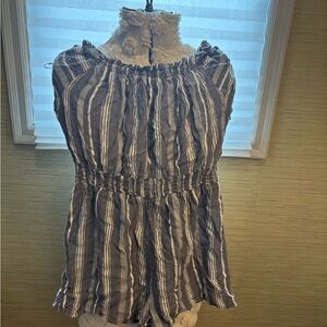 Angie Blue and White Textured Fabric